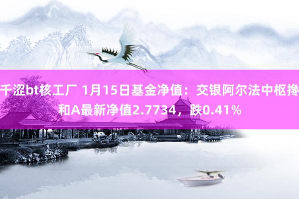 千涩bt核工厂 1月15日基金净值：交银阿尔法中枢搀和A最新净值2.7734，跌0.41%